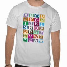 Image result for T-Shirt of a Letters Stylish