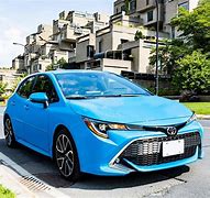 Image result for Corolla Hatchback XSE Sky Blue Wallpaper