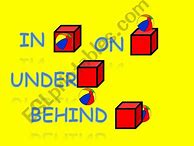 Image result for In On Under Behind