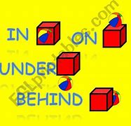 Image result for In On Under Behind