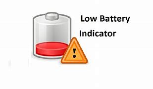 Image result for Low Battery Indicator