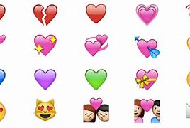 Image result for Different Heart Emojis