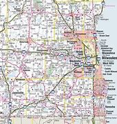 Image result for Southeast Wisconsin Map