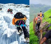 Image result for Mountaineering Vs. Hiking