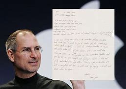 Image result for Steve Jobs Handwriting
