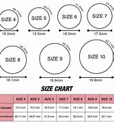 Image result for Silicone Rings Size Chart