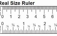 Image result for Real Size Ruler Wiht Milimetes