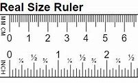 Image result for Actual Size 5 8 Inch