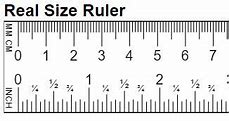 Image result for Full Size Ruler