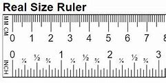 Image result for Online Ruler mm Actual Size