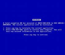 Image result for Blue Screen Problem