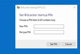 Image result for Set BitLocker PIN