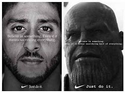 Image result for Colin Kaepernick Nike Ad Believe in Something
