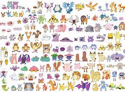 Image result for Gen 1 Pokemon Artwork