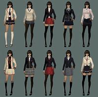 Image result for Anime Girl School Uniform Dress Up