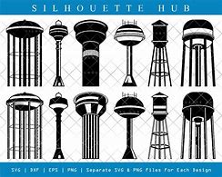 Image result for Hand Drawn Water Tower SVG