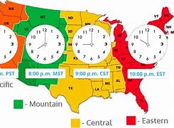Image result for 1Pm EST to CST