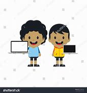 Image result for Cartoon Character with Laptop