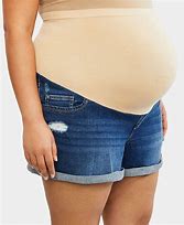 Image result for Plus Size Denim Shorts