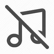 Image result for Mute Music Icon