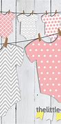 Image result for Pink and Gray Baby Onesie SVG