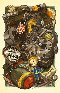 Image result for Fallout Art Cartoob