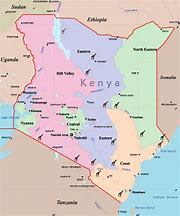 Image result for Full Map of Kenya