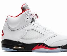 Image result for Jordan 5 Shoes Red