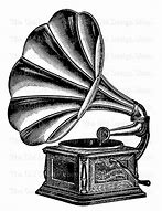 Image result for Gramophone Hitam Putih