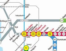 Image result for Kintetsu Rail Map Osaka
