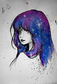 Image result for Creative Galaxy Girl Drawings
