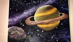 Image result for Galaxy Planet Painting