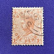 Image result for Queen Victoria One Penny Stamp