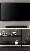 Image result for Console Table Under TV Mounted On Wall