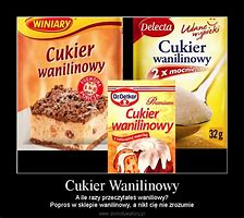 Image result for cukier_wanilinowy