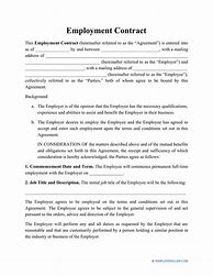 Image result for Labor Contract Template