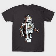 Image result for Black Robot Shirt