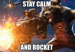 Image result for Marvel Rocket Meme