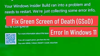 Image result for Green Screen of Death Sssss Boom