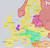 Image result for Europe Map with Borders and Different Colors
