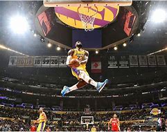 Image result for LeBron James Slam Dunk Poster