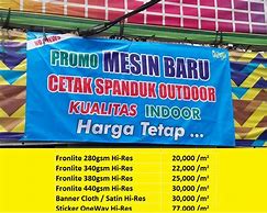 Image result for Harga Spanduk