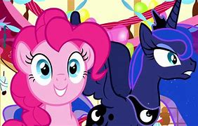 Image result for Pinkie Pie and Luna