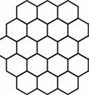 Image result for Hexagon On Grid Paper