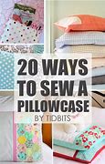 Image result for How to Sew a Pillowcase by Hand