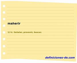 Image result for maherimiento