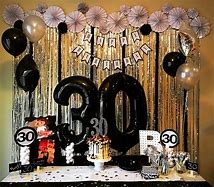 Image result for 30th Birthday Decorations