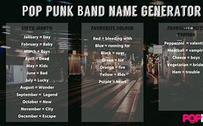 Image result for Nickname Punk Rock