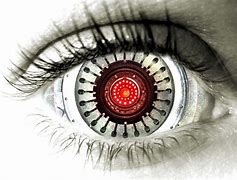 Image result for Cyborg Eye Drawing