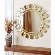 Image result for Round Sunburst Wall Mirror